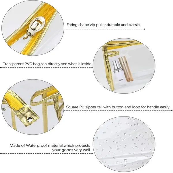 Transparent Toiletry Bags, Comius Sharp 7 Pieces Travel Make - Transparent Toiletry Bags, Comius Sharp 7 Pieces Travel Make - Image 1 of 3