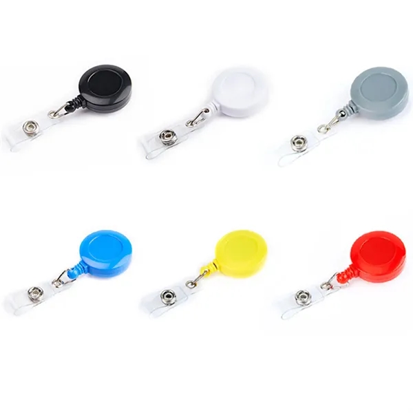 Colorful Badge Holder Retractable Clip - Colorful Badge Holder Retractable Clip - Image 1 of 4