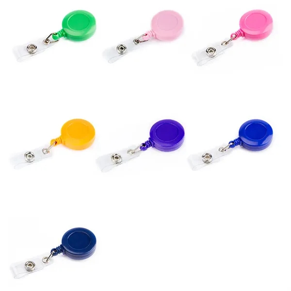 Colorful Badge Holder Retractable Clip - Colorful Badge Holder Retractable Clip - Image 2 of 4