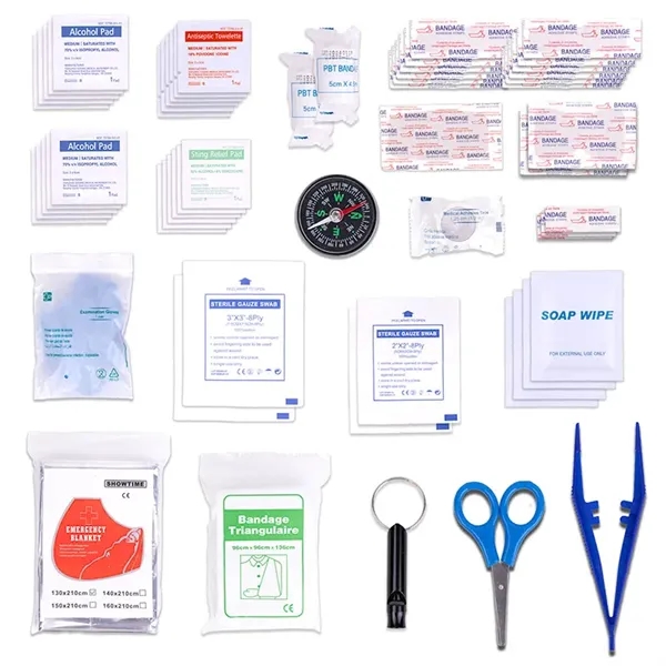 60pc First Aid Kit in Portable Traveling Bag - 60pc First Aid Kit in Portable Traveling Bag - Image 16 of 16