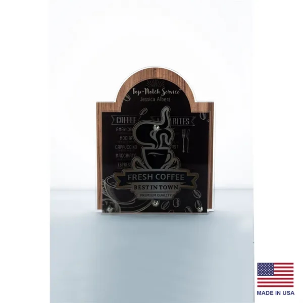 Custom Acrylic Award - 3 Layer Shape - Full-Colors