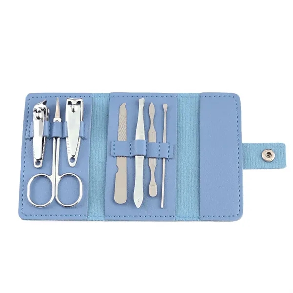 7 in 1 Stainless Steel Nail Manicure Set - 7 in 1 Stainless Steel Nail Manicure Set - Image 2 of 11