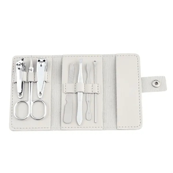 7 in 1 Stainless Steel Nail Manicure Set - 7 in 1 Stainless Steel Nail Manicure Set - Image 4 of 11