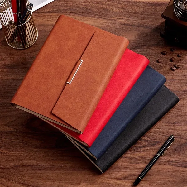 6-Ring Binder A5 Notebook Padfolio with Pen Slot - 6-Ring Binder A5 Notebook Padfolio with Pen Slot - Image 1 of 9