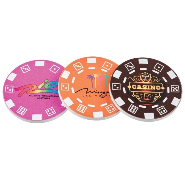 Ceramic Poker Chip Token - Ceramic Poker Chip Token - Image 1 of 2