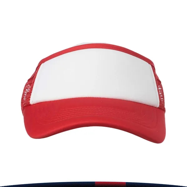 Snazzy Two Tone Polyester Visors - Snazzy Two Tone Polyester Visors - Image 5 of 5