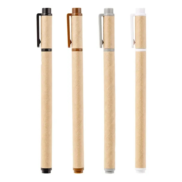 Kraft Paper Barrel Writing Pen - Kraft Paper Barrel Writing Pen - Image 1 of 4