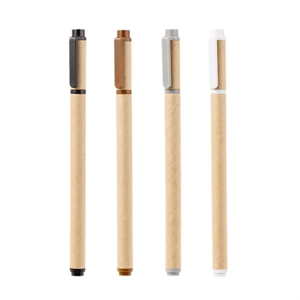 Kraft Paper Barrel Writing Pen - Kraft Paper Barrel Writing Pen - Image 2 of 4