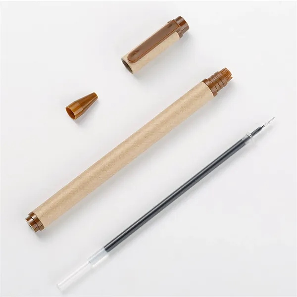 Kraft Paper Barrel Writing Pen - Kraft Paper Barrel Writing Pen - Image 3 of 4