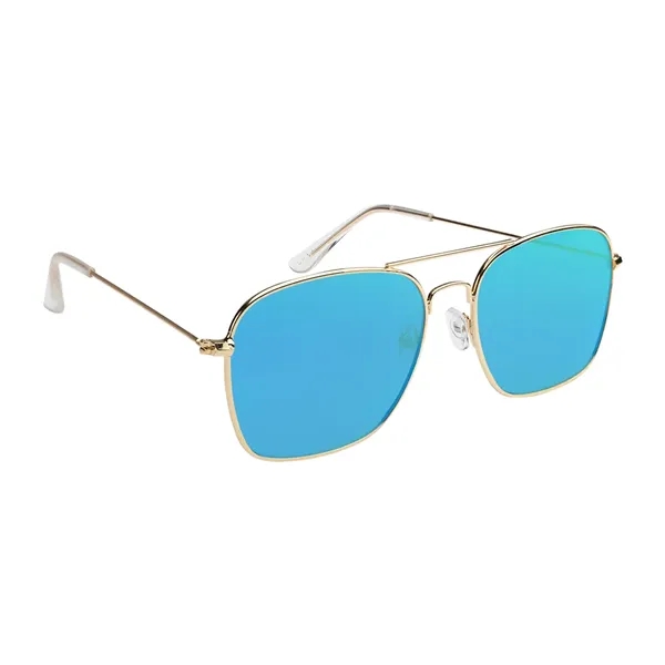 Aviator Sunglasses With Mirrored Lenses - Aviator Sunglasses With Mirrored Lenses - Image 0 of 5