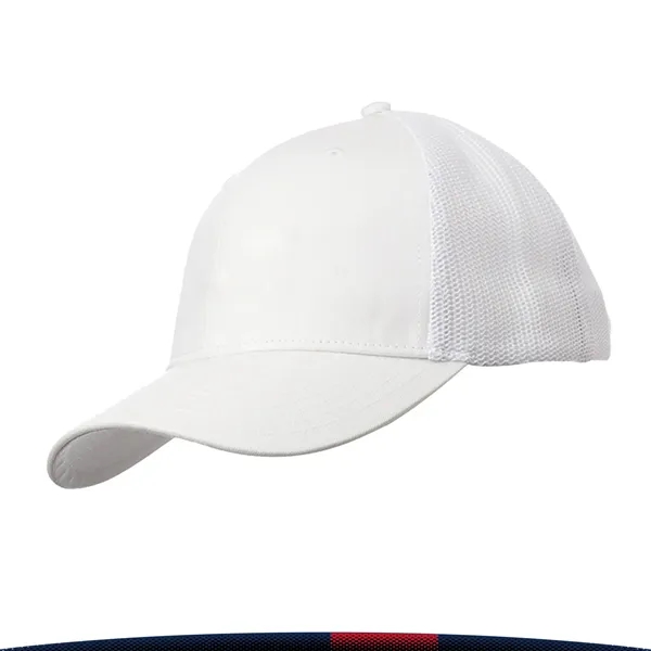 Six-Panel Adjustable Mesh Snapback Caps - Six-Panel Adjustable Mesh Snapback Caps - Image 8 of 9