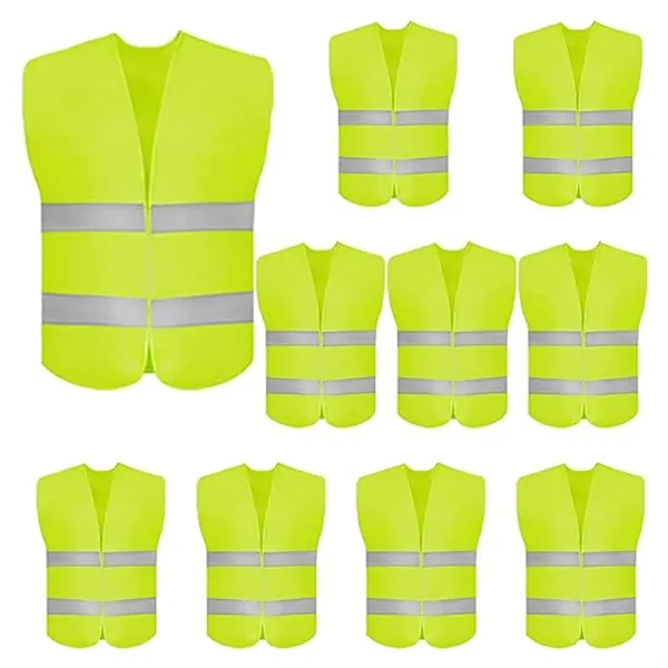 unisex High Visibility Safety Vest - unisex High Visibility Safety Vest - Image 1 of 2