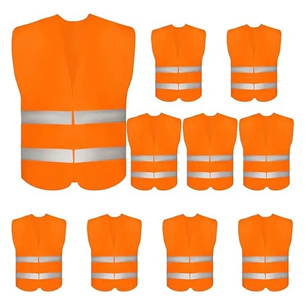 unisex High Visibility Safety Vest - unisex High Visibility Safety Vest - Image 2 of 2