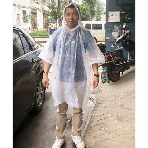 Spherical Portable Disposable Rain Poncho - Spherical Portable Disposable Rain Poncho - Image 3 of 6