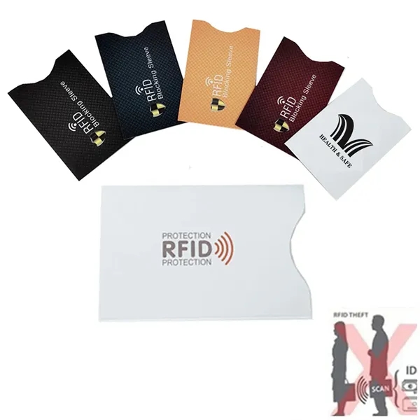 RFID Blocking Sleeves Protect your Cards Electronic Theft - RFID Blocking Sleeves Protect your Cards Electronic Theft - Image 0 of 3