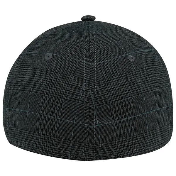 Six Panel Polyester Plaid & Spandex Cap - Six Panel Polyester Plaid & Spandex Cap - Image 5 of 7