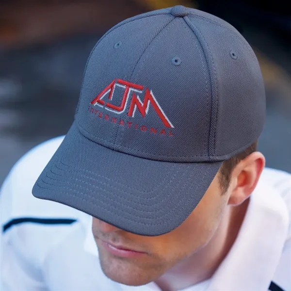 Six Panel Deluxe Polyester Constructed Contour Hat - Six Panel Deluxe Polyester Constructed Contour Hat - Image 12 of 14
