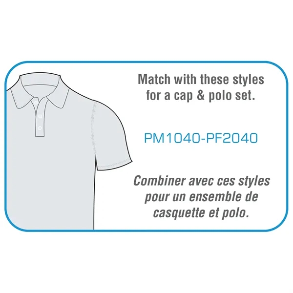 Heather - 6 Panel Constructed Pro-Round (Mesh Back) - Heather - 6 Panel Constructed Pro-Round (Mesh Back) - Image 18 of 18