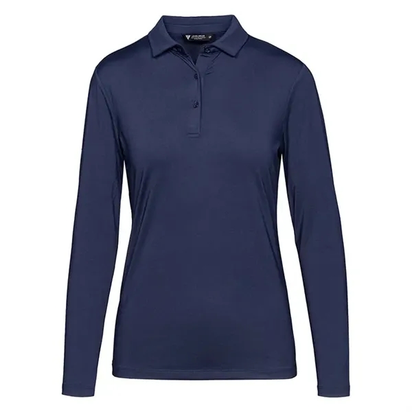 Levelwear Ladies Long Sleeve Canyon Polo - Levelwear Ladies Long Sleeve Canyon Polo - Image 3 of 5