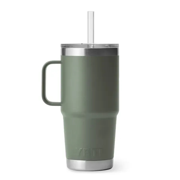 25 oz YETI® Rambler Stainless Steel Insulated Straw Tumbler - 25 oz YETI® Rambler Stainless Steel Insulated Straw Tumbler - Image 8 of 16