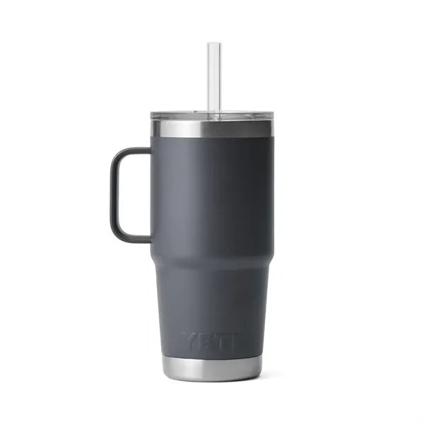 25 oz YETI® Rambler Stainless Steel Insulated Straw Tumbler - 25 oz YETI® Rambler Stainless Steel Insulated Straw Tumbler - Image 10 of 16