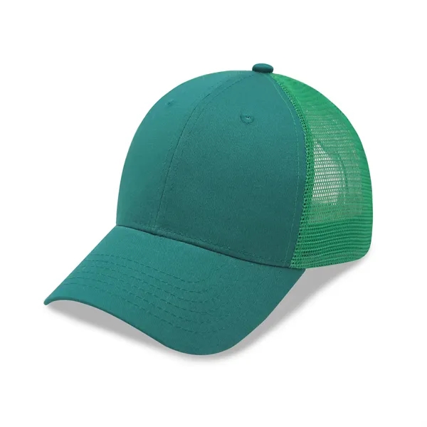 Classic Trucker cap, 6 Panels, Mesh Back, snap back - Classic Trucker cap, 6 Panels, Mesh Back, snap back - Image 3 of 13