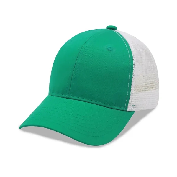 Classic Trucker cap, 6 Panels, Mesh Back, snap back - Classic Trucker cap, 6 Panels, Mesh Back, snap back - Image 4 of 13