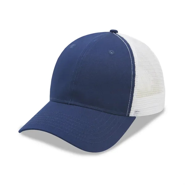 Classic Trucker cap, 6 Panels, Mesh Back, snap back - Classic Trucker cap, 6 Panels, Mesh Back, snap back - Image 6 of 13