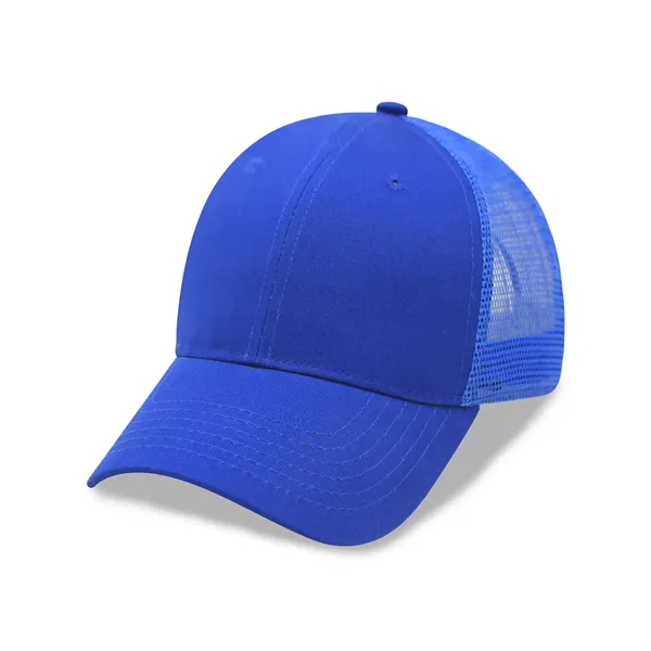 Classic Trucker cap, 6 Panels, Mesh Back, snap back - Classic Trucker cap, 6 Panels, Mesh Back, snap back - Image 11 of 13