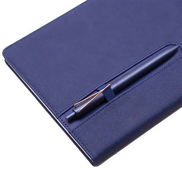 B5 Simple PU Notebook with Pen Slot for Office Use - B5 Simple PU Notebook with Pen Slot for Office Use - Image 4 of 4