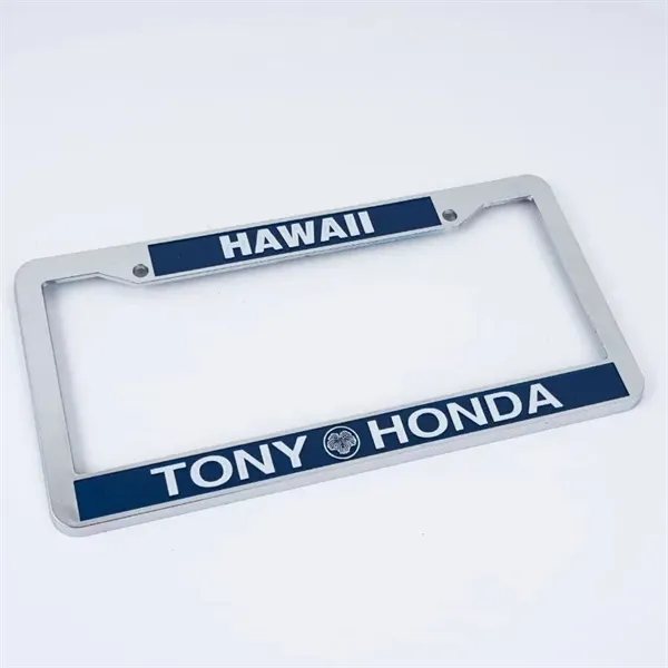 Custom Group Sorority Stainless Steel License Plate Frame - Custom Group Sorority Stainless Steel License Plate Frame - Image 2 of 2