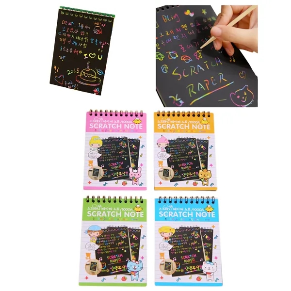 Scratch Notebook MOQ 100PCS - Scratch Notebook MOQ 100PCS - Image 0 of 3