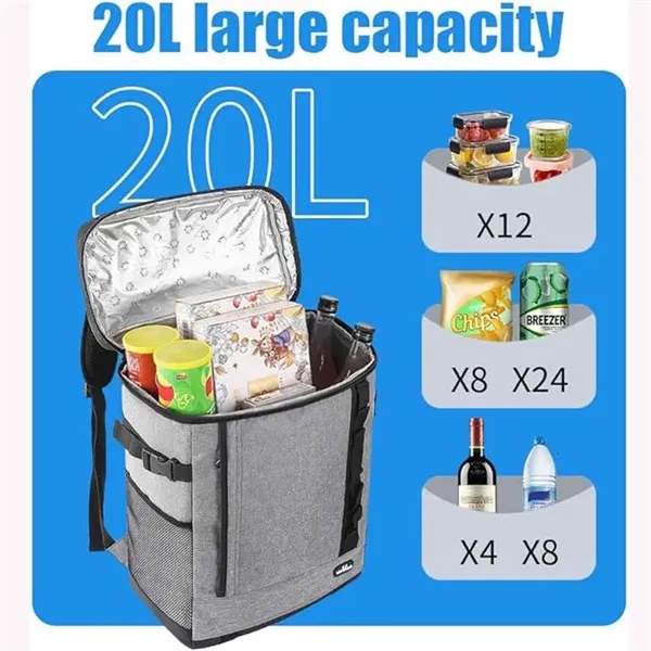 Portable Camping Cooler Backpack - Portable Camping Cooler Backpack - Image 2 of 4