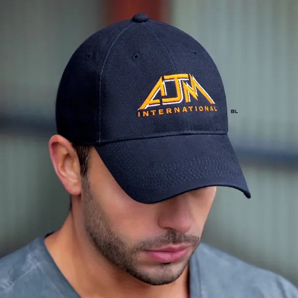 6 Panel Full-Fit Heavyweight Brushed Cotton Drill - 6 Panel Full-Fit Heavyweight Brushed Cotton Drill - Image 3 of 5