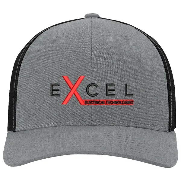 Richardson 110 R-Flex Trucker Hat w/ Leatherette Patch - Richardson 110 R-Flex Trucker Hat w/ Leatherette Patch - Image 1 of 35