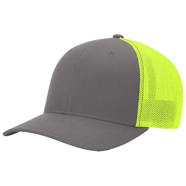 Richardson 110 R-Flex Trucker Hat w/ Leatherette Patch - Richardson 110 R-Flex Trucker Hat w/ Leatherette Patch - Image 22 of 35