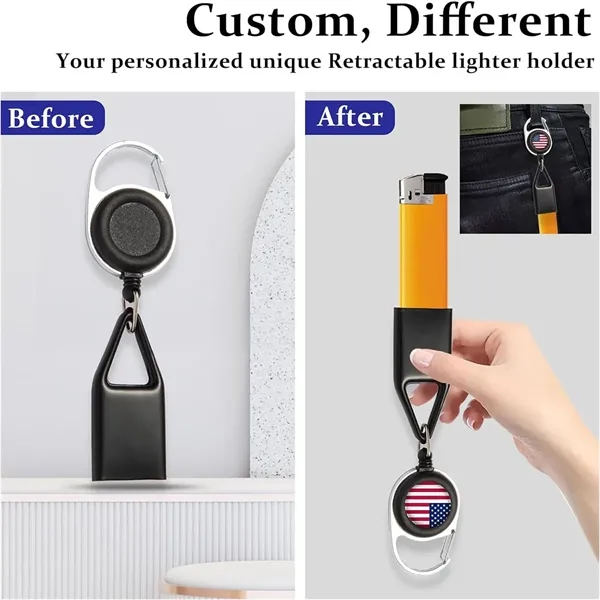 Portable Retractable Holder Keychain For Traveling Camping - Portable Retractable Holder Keychain For Traveling Camping - Image 2 of 5