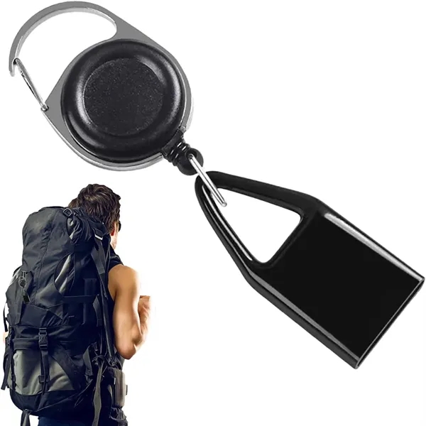 Portable Retractable Holder Keychain For Traveling Camping - Portable Retractable Holder Keychain For Traveling Camping - Image 5 of 5