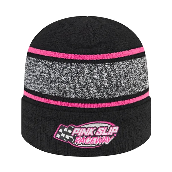 Variegated Striped Knit Cap With Cuff - Variegated Striped Knit Cap With Cuff - Image 0 of 6