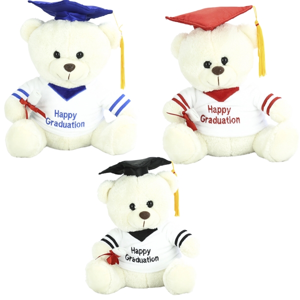 The Happy Grad Bear, A Plush that is Dressed for Success - The Happy Grad Bear, A Plush that is Dressed for Success - Image 0 of 3
