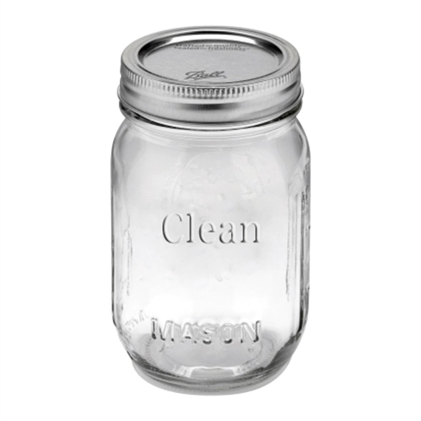 16oz Regular Mouth Glass Mason Jar - 16oz Regular Mouth Glass Mason Jar - Image 0 of 0