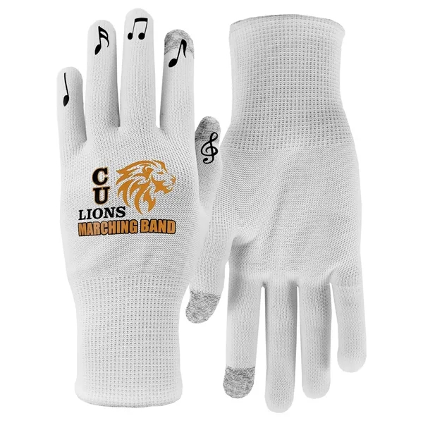 Marching Band Performance Text Gloves - Marching Band Performance Text Gloves - Image 0 of 3