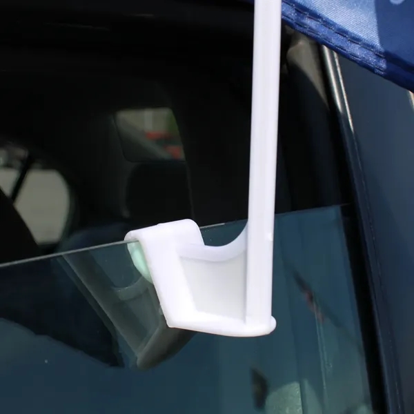 11.5" x 15" Stationary Use Single Reverse Car Flag - 11.5" x 15" Stationary Use Single Reverse Car Flag - Image 3 of 6