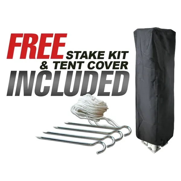 10'x10' Expo Package with Printed Top, Wall and Rail skirts - 10'x10' Expo Package with Printed Top, Wall and Rail skirts - Image 2 of 2