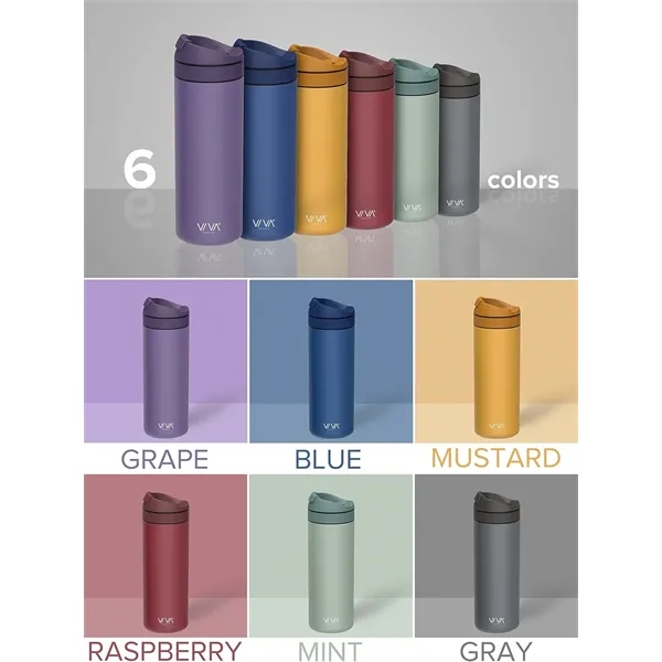 VIVA Recharge Pro Insulated Tea & Coffee Mug Tumbler 18oz - VIVA Recharge Pro Insulated Tea & Coffee Mug Tumbler 18oz - Image 0 of 7