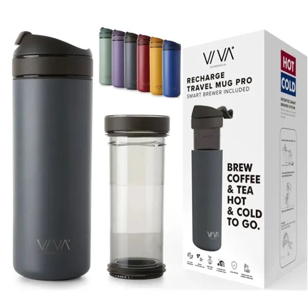 VIVA Recharge Pro Insulated Tea & Coffee Mug Tumbler 18oz - VIVA Recharge Pro Insulated Tea & Coffee Mug Tumbler 18oz - Image 5 of 7
