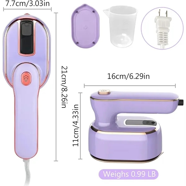 2 in 1 Travel Steam Iron for Clothes - 2 in 1 Travel Steam Iron for Clothes - Image 1 of 8
