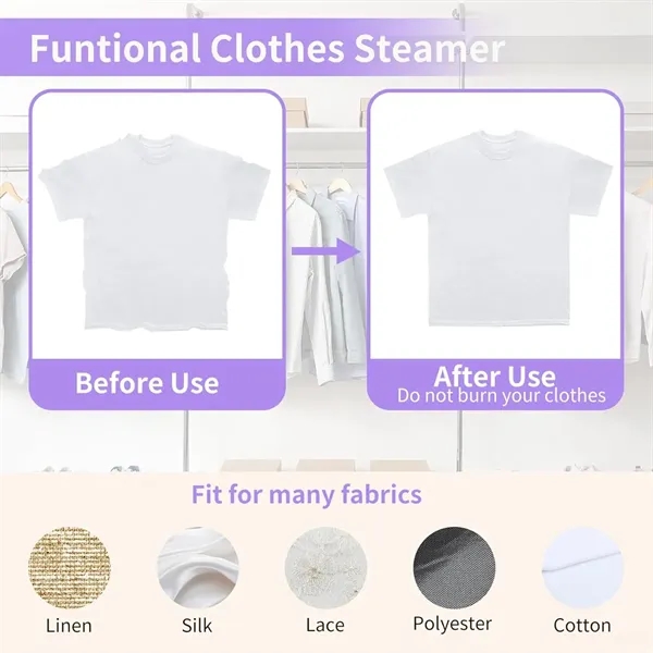 2 in 1 Travel Steam Iron for Clothes - 2 in 1 Travel Steam Iron for Clothes - Image 2 of 8