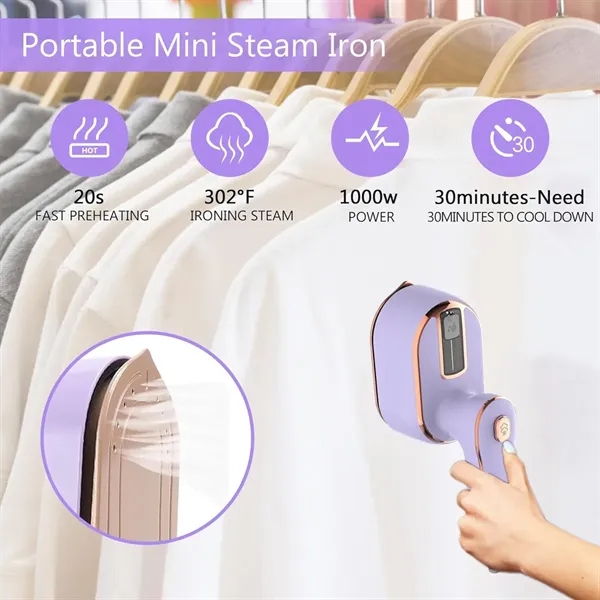 2 in 1 Travel Steam Iron for Clothes - 2 in 1 Travel Steam Iron for Clothes - Image 4 of 8