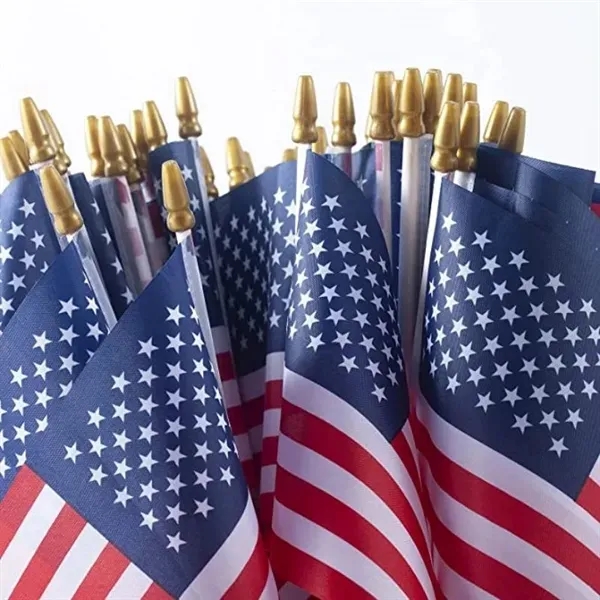 5 " x 8 " Small Handheld American Stick Flags - 5 " x 8 " Small Handheld American Stick Flags - Image 4 of 6